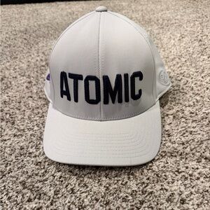 G/FORE Hat Cap Snap Back Gray Atomic Embroidered Logo Golf Mens One Size